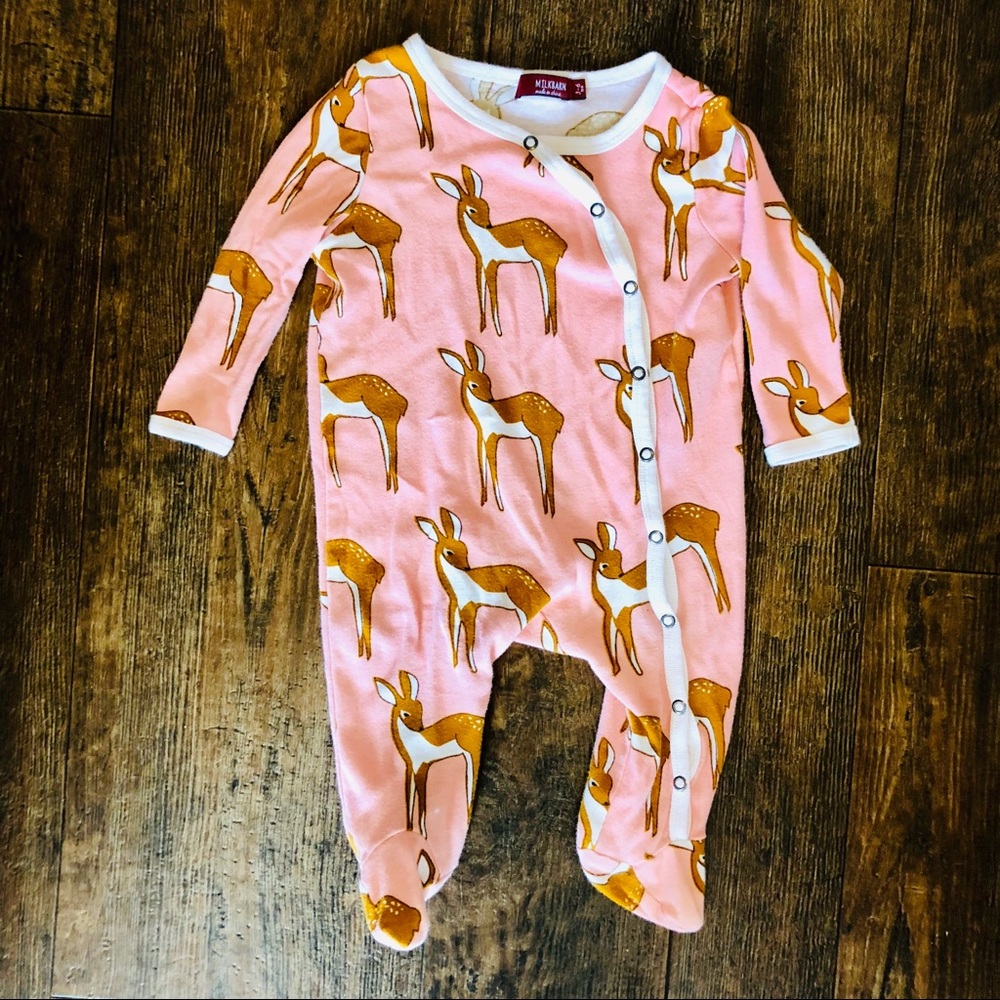 SOLD! Milkbarn Rose Doe Footie